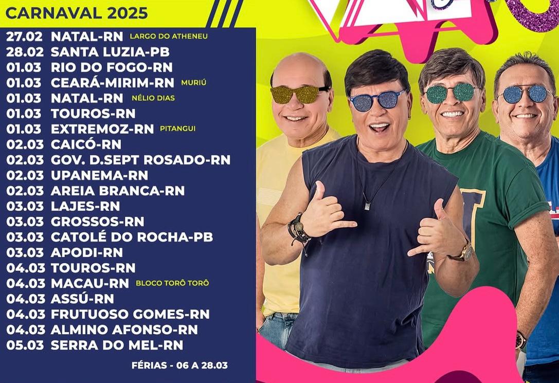 Carnaval: Grafith fará 19 show em 5 dias