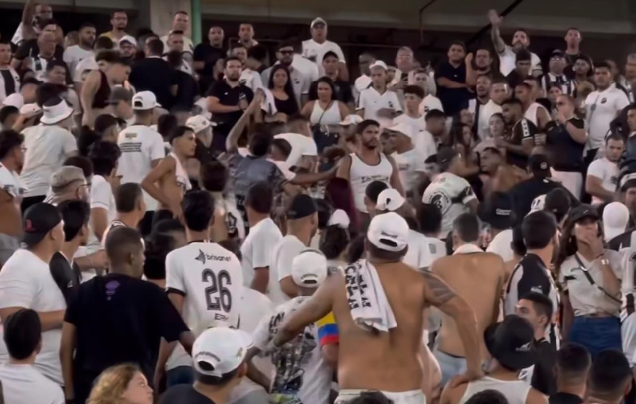 Briga na torcida do ABC