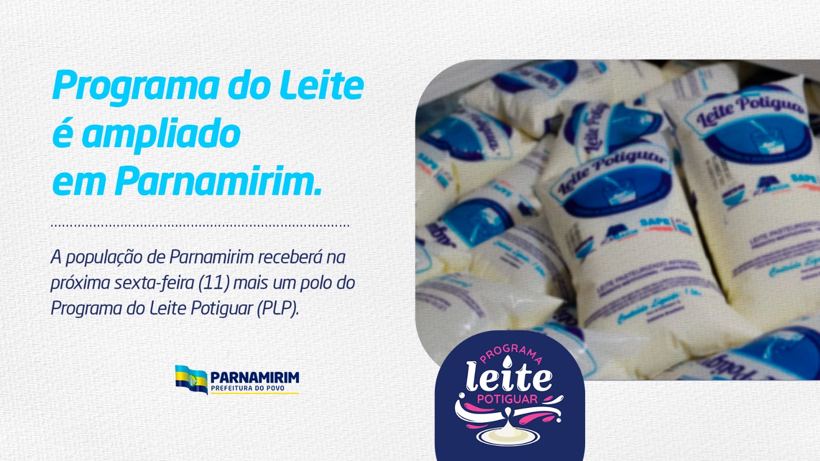 Programa do Leite é ampliado em Parnamirim