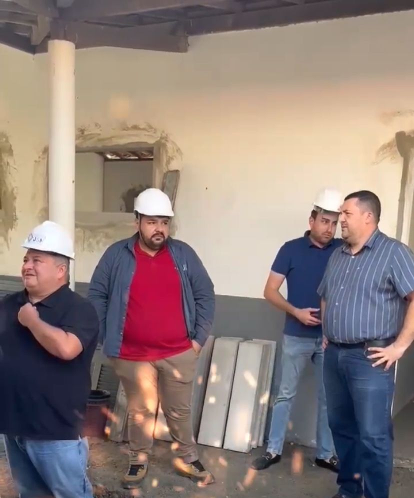 Diomedes Neto acompanha obras em escolas de Ceará-Mirim