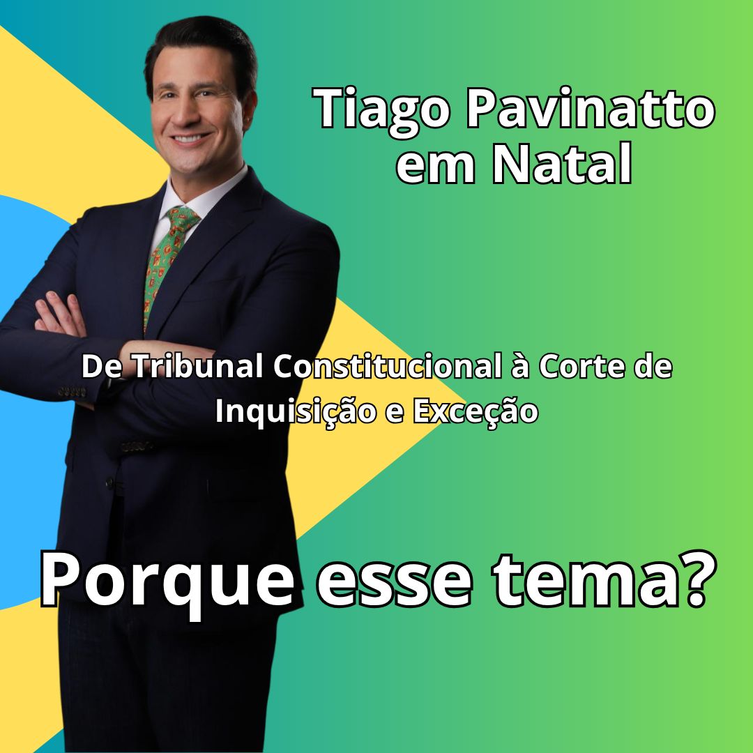 Palestra de Tribunal Constitucional à Corte de Inquisição e Exceção com Pavinatto