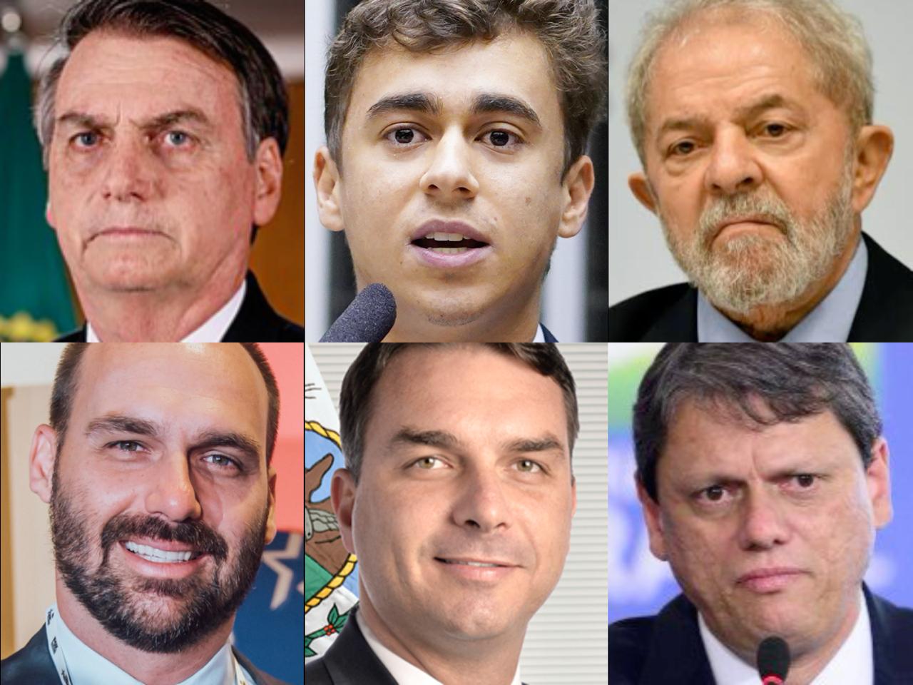 Direita lidera ranking dos principais políticos no Instagram