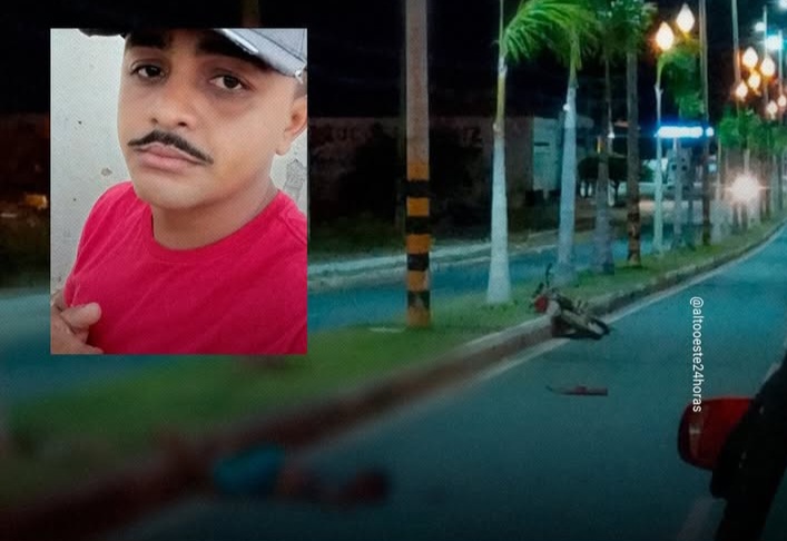 Jovem morre em acidente de moto na RN-117 em governador Dix-Sept Rosado