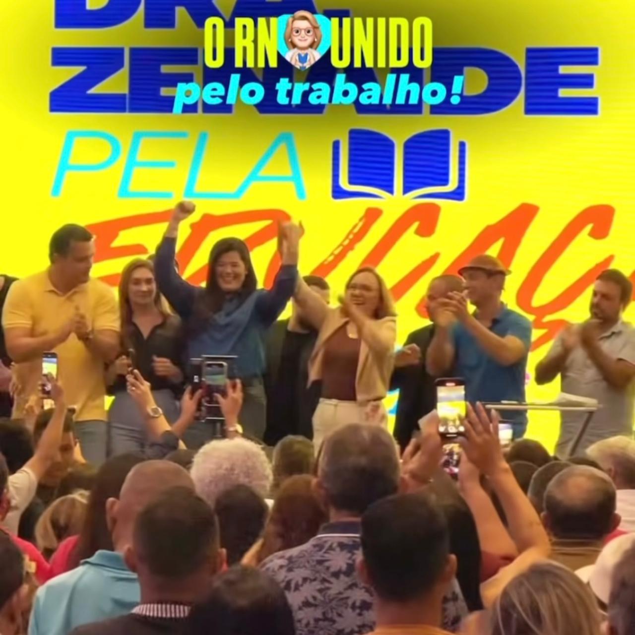 Zenaide reúne aliados e mostra força