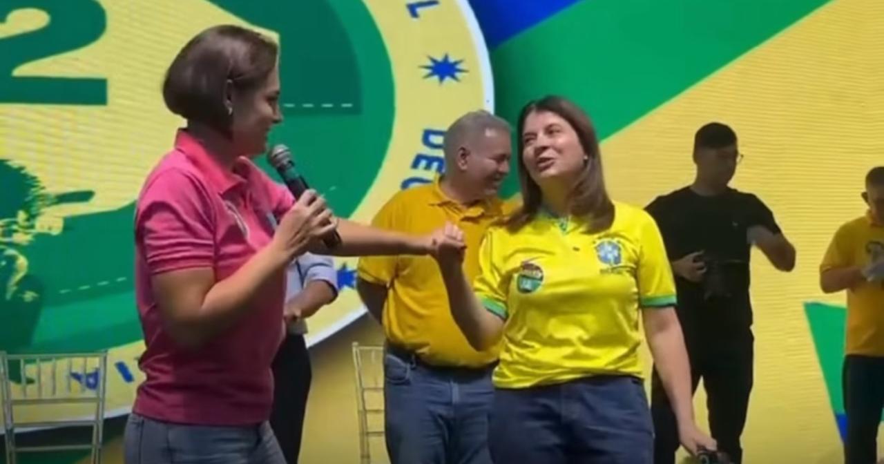 Michelle Bolsonaro anuncia Carla Dickson no PL