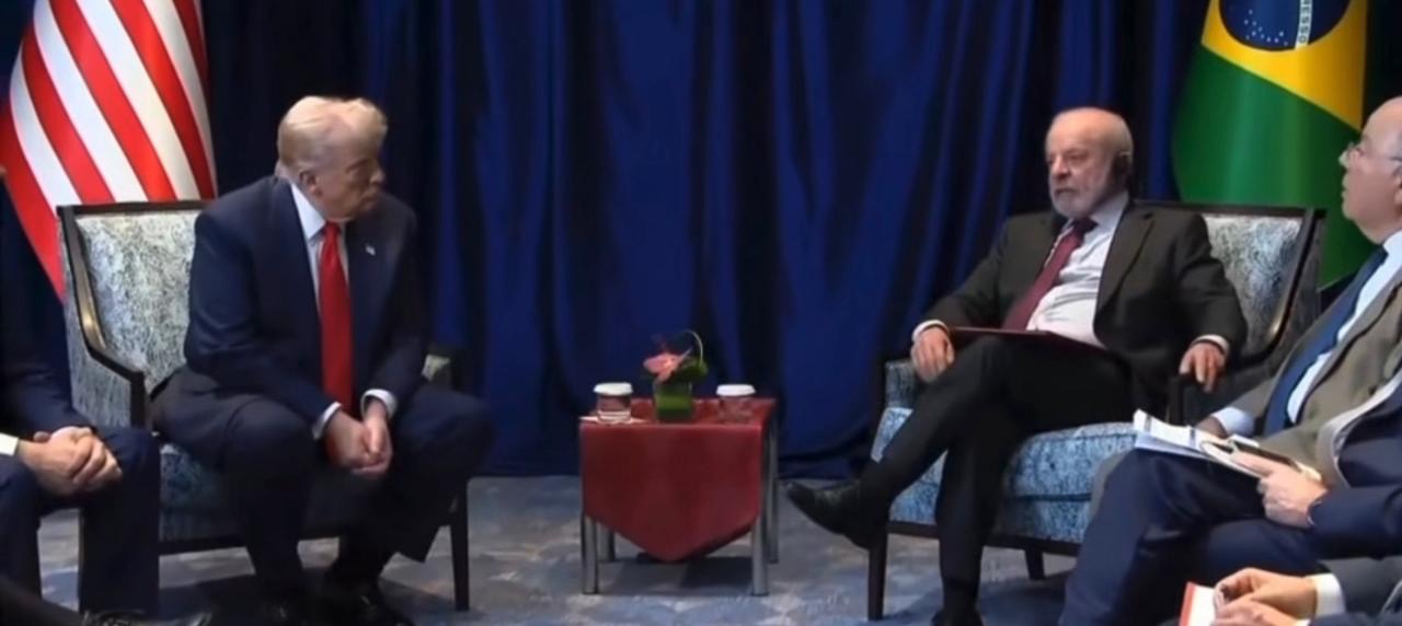 Lula e Trump estão reunidos