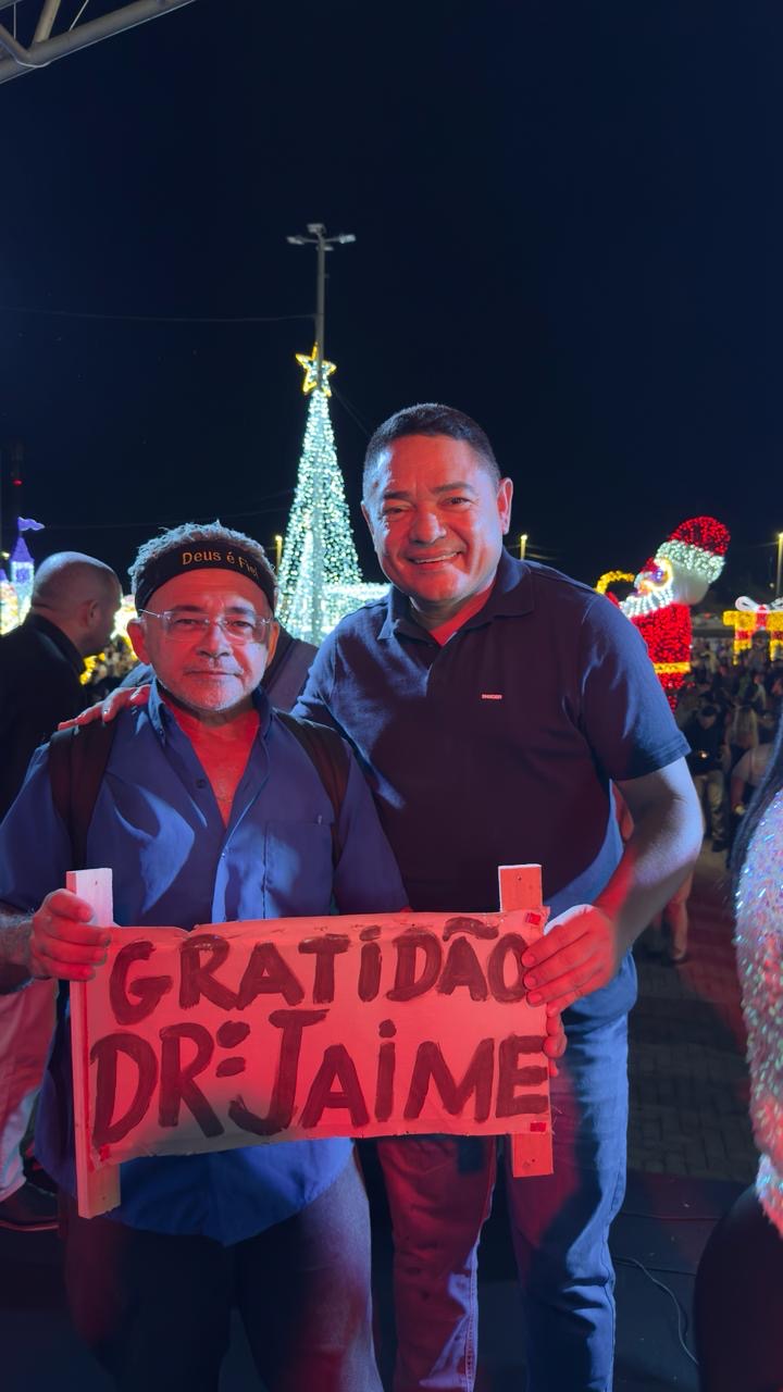 “Iluminação fortalece a confraternização das famílias”, afirma Flávio Henrique