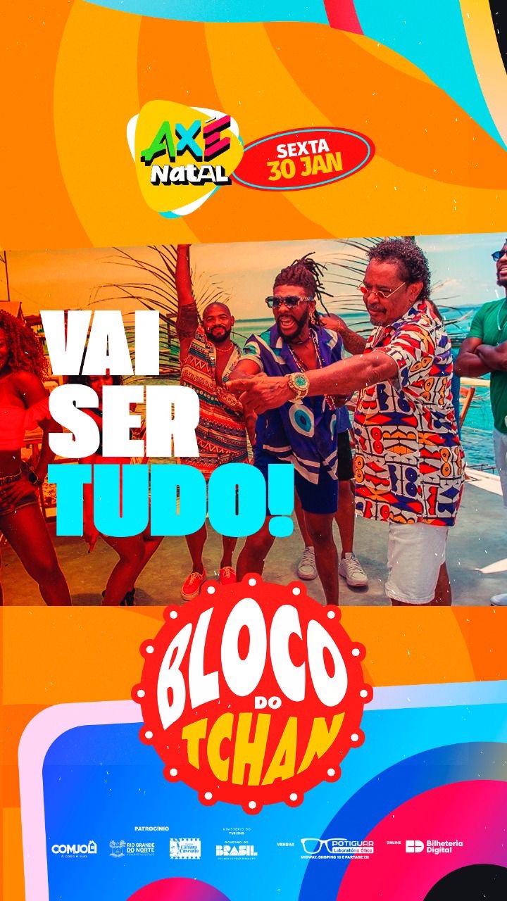 O Bloco do Tchan vai sacudir Natal! Garanta seu ingresso agora