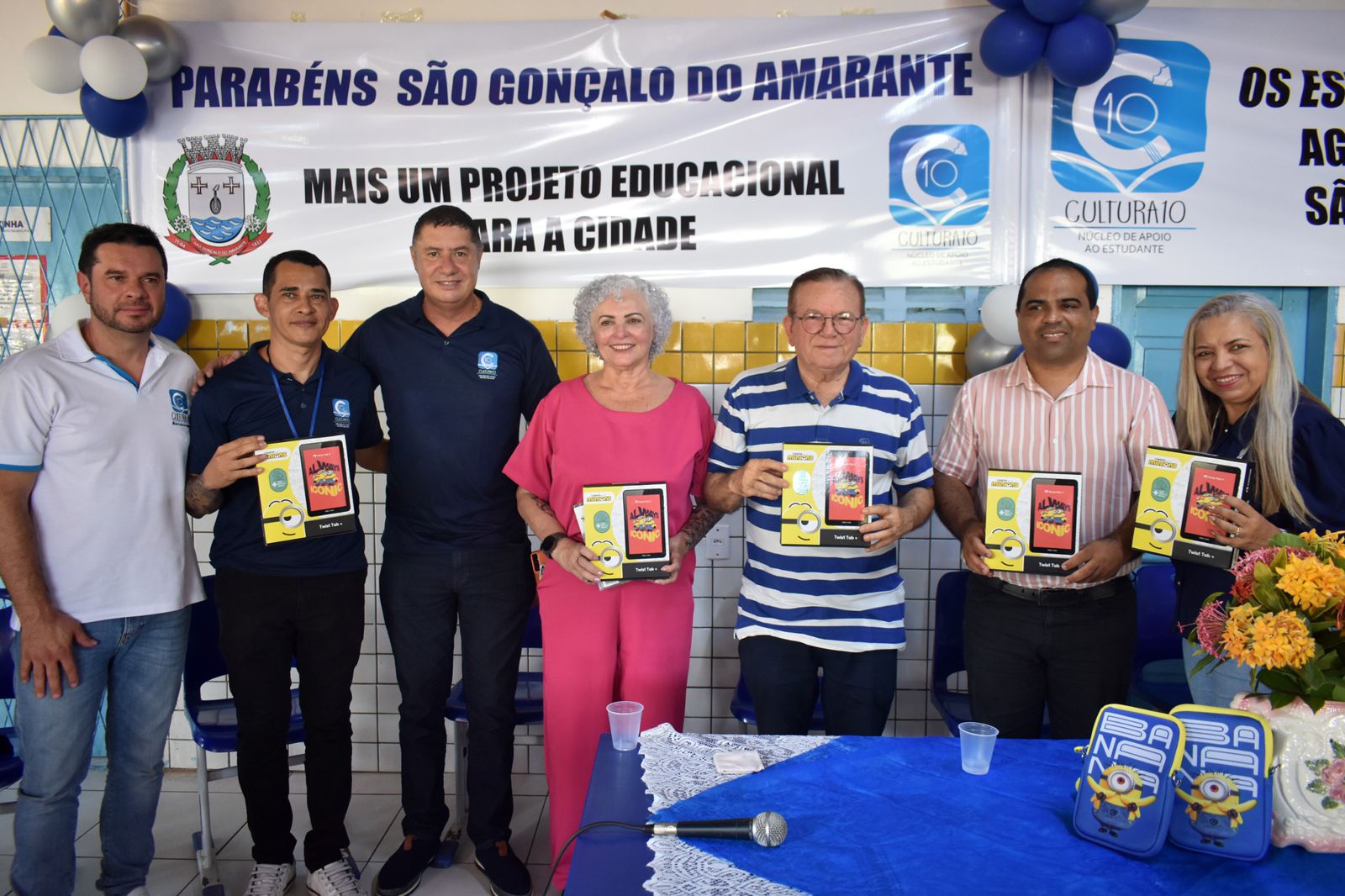 Prefeito Jaime Calado lançou projeto Cultura 10 em São Gonçalo