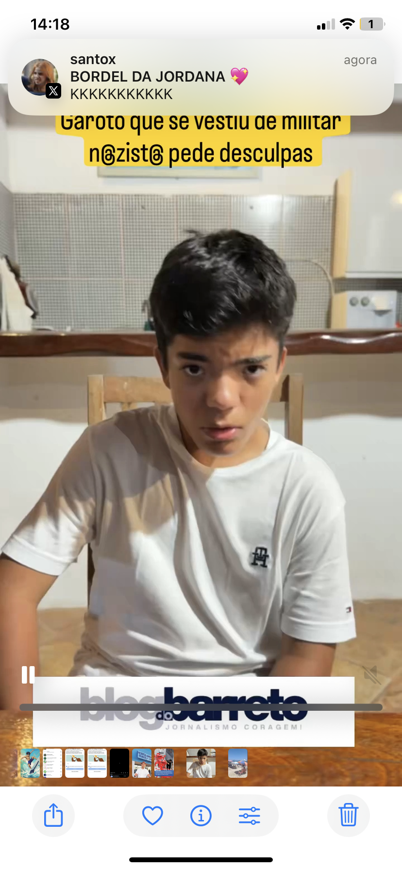 Adolescente de 13 anos que foi pra formatura vestido de Hitl3r se pronuncia 