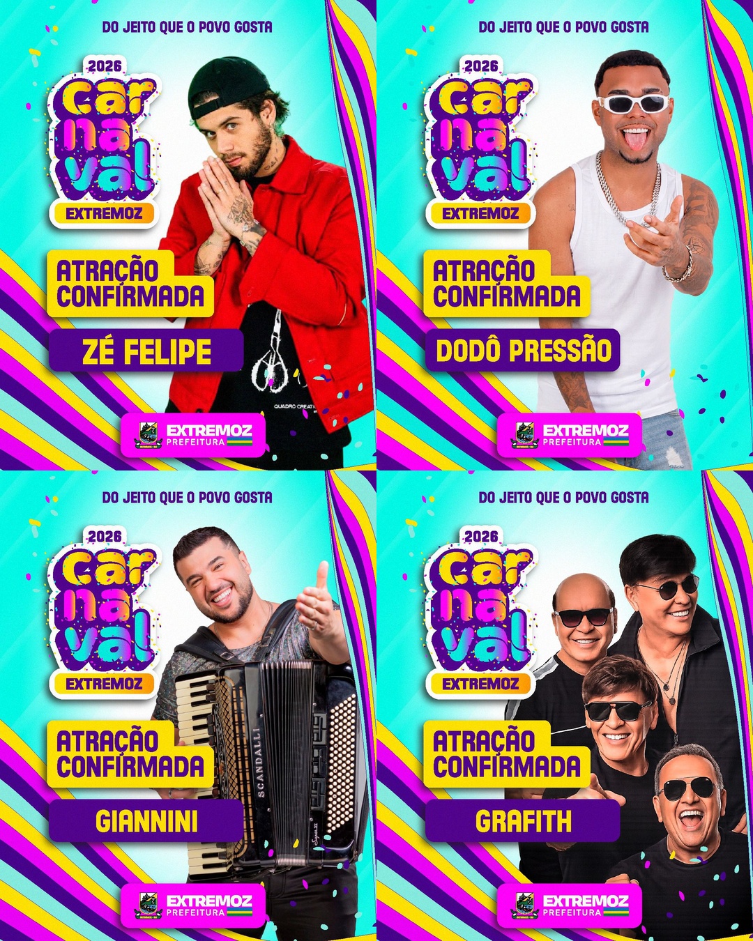 Extremoz prepara Carnaval gigante nos polos Pitangui, Barra do Rio e Genipabu