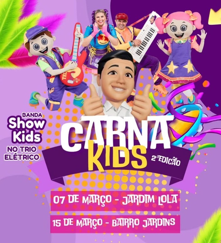 Flávio Henrique realiza o Carna Kids 2ª edição em São Gonçalo do Amarante