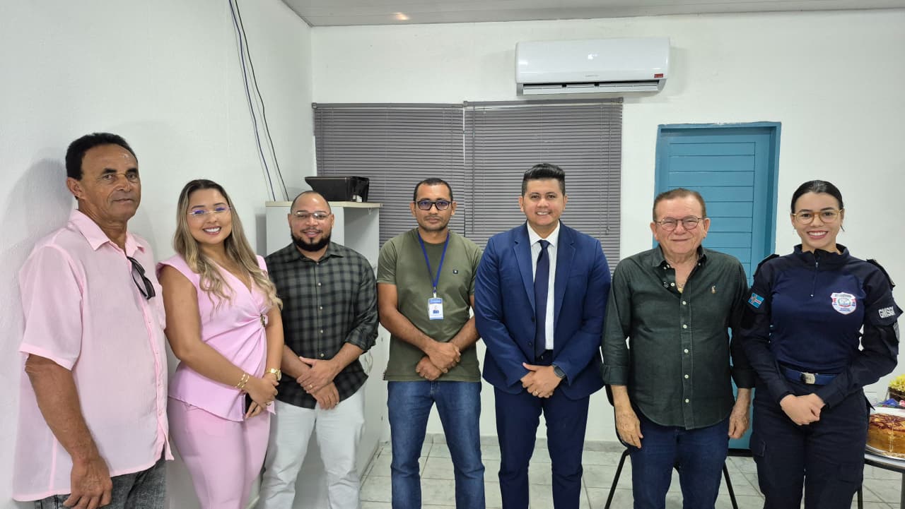 Prefeito Jaime Calado visita a sede da Guarda Municipal e anuncia investimento em viaturas e equipamentos