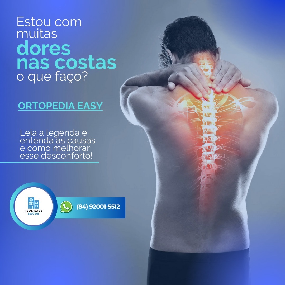 Rede Easy Saude: Dor nas costas exige atenção médica