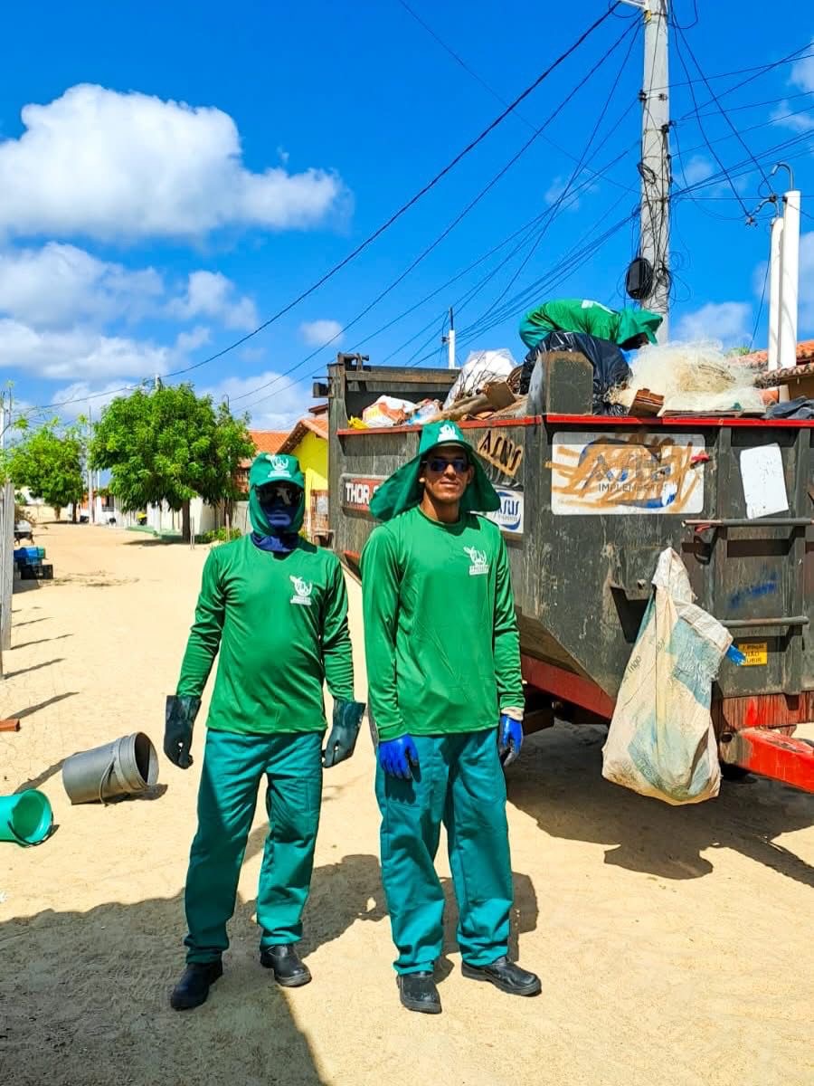 Galinhos inicia nova era na limpeza urbana com destinação Ambiental correta de resíduos