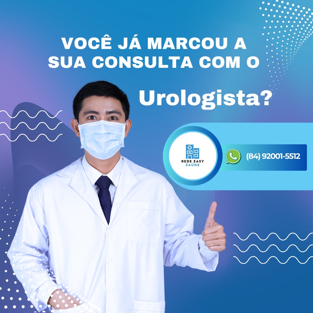 Já marcou sua consulta com o urologista?