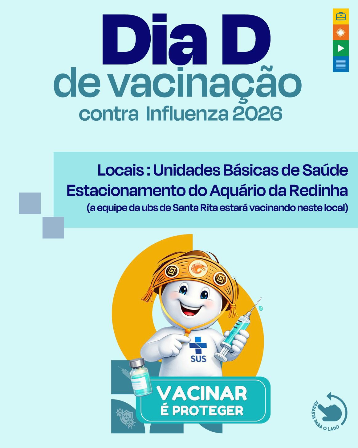 Extremoz mobiliza Dia D contra gripe com vacinação em UBSs e ponto extra na Redinha