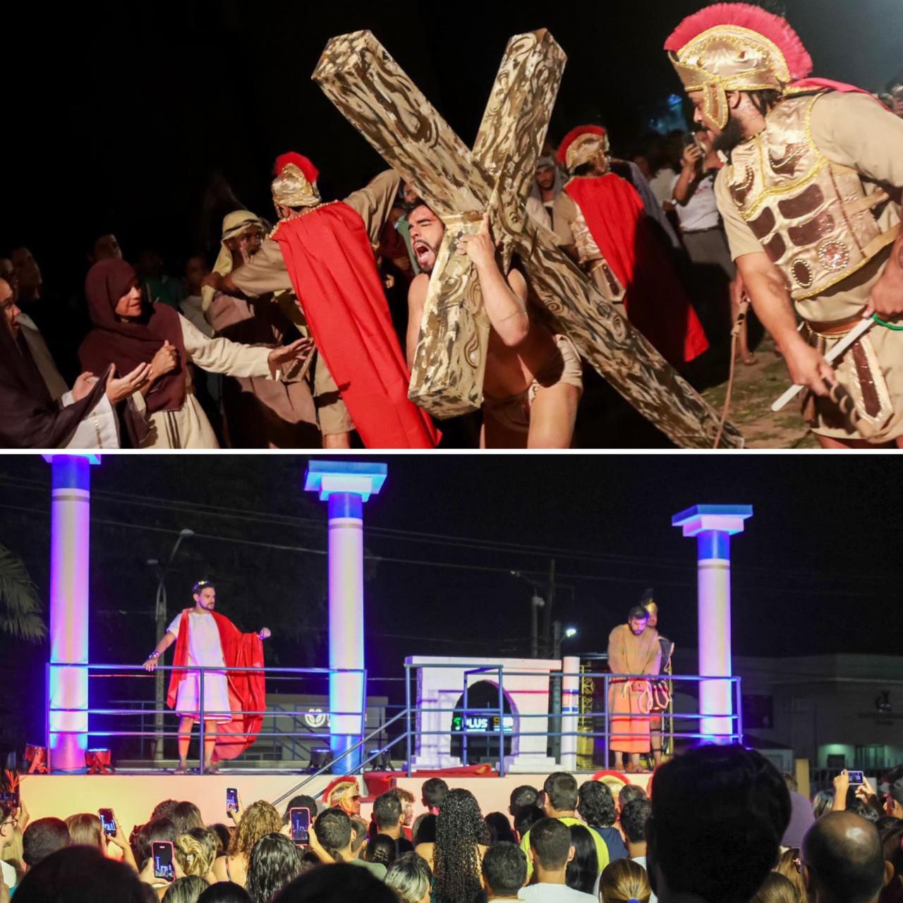 Parnamirim resgata história e emociona multidão com grandiosa retomada da Paixão de Cristo