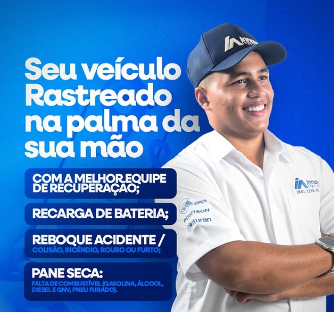 🚗📡 Innova Rastreamento garante segurança do seu veículo 24h