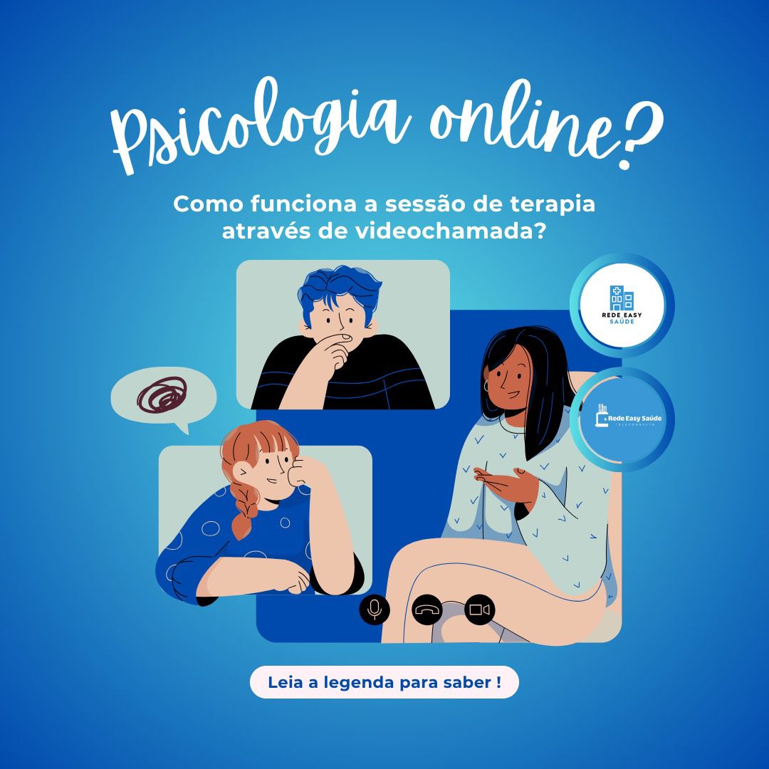 Psicologia online com a Rede Easy Saúde