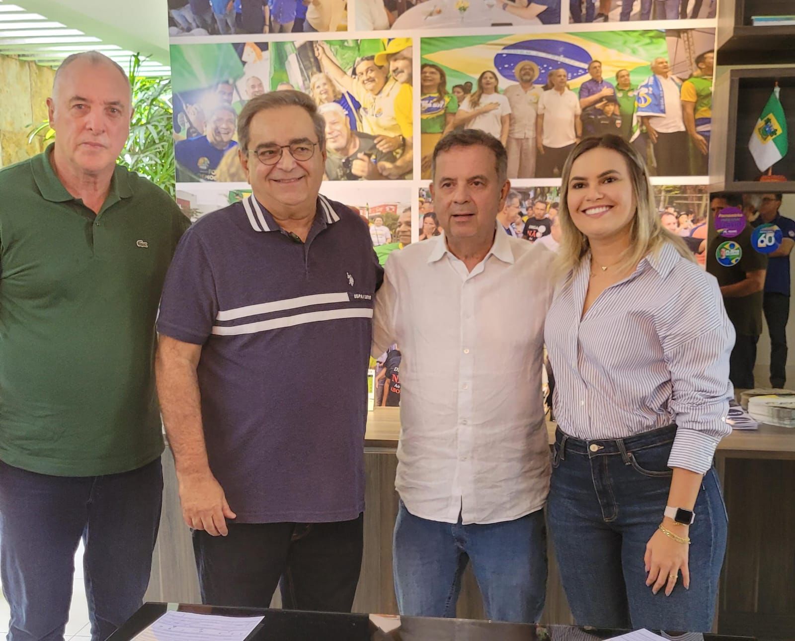 Álvaro Dias e Joana Guerra assinam ficha de filiação ao PL no RN