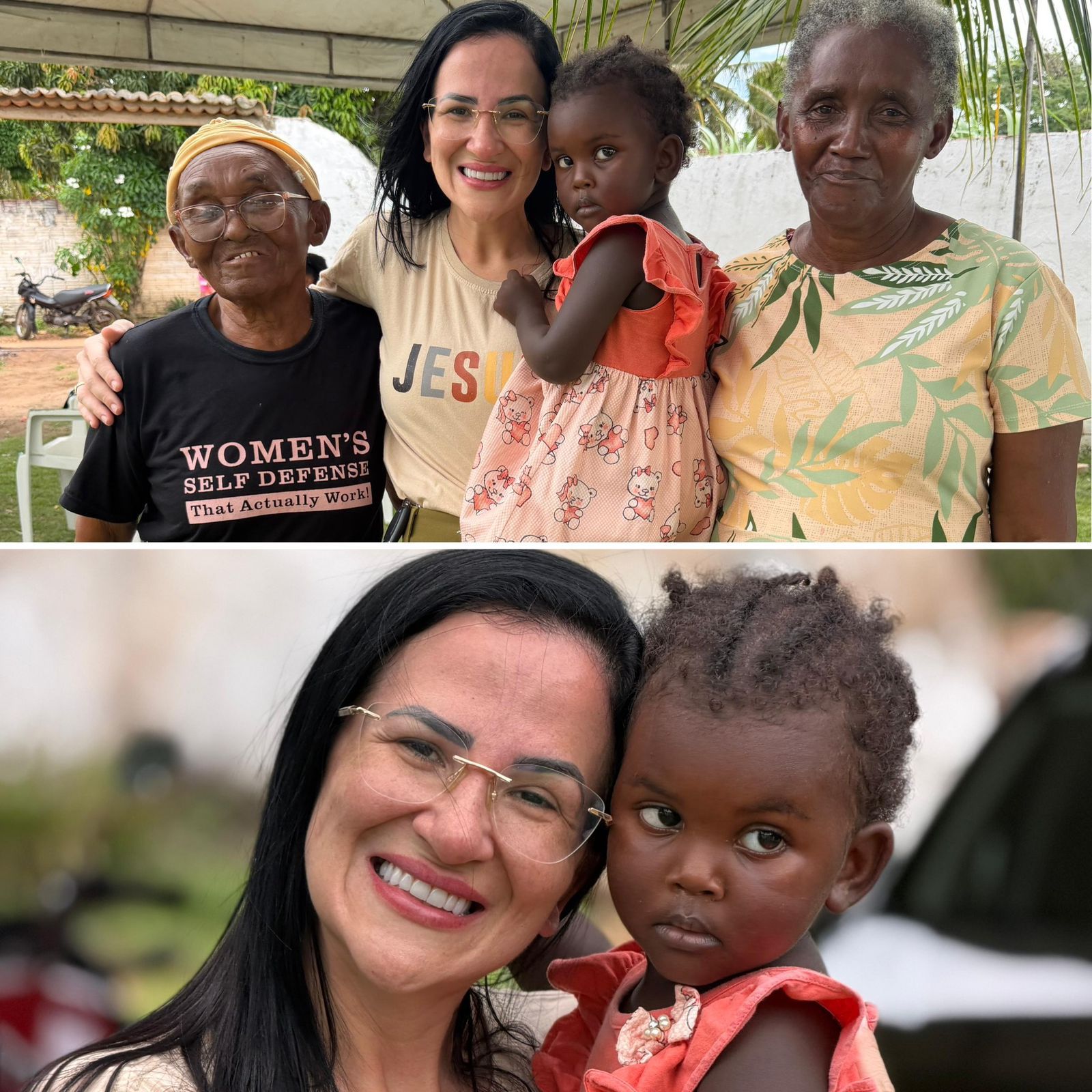 Camila Araújo participa de ação social em comunidade quilombola de Macaíba