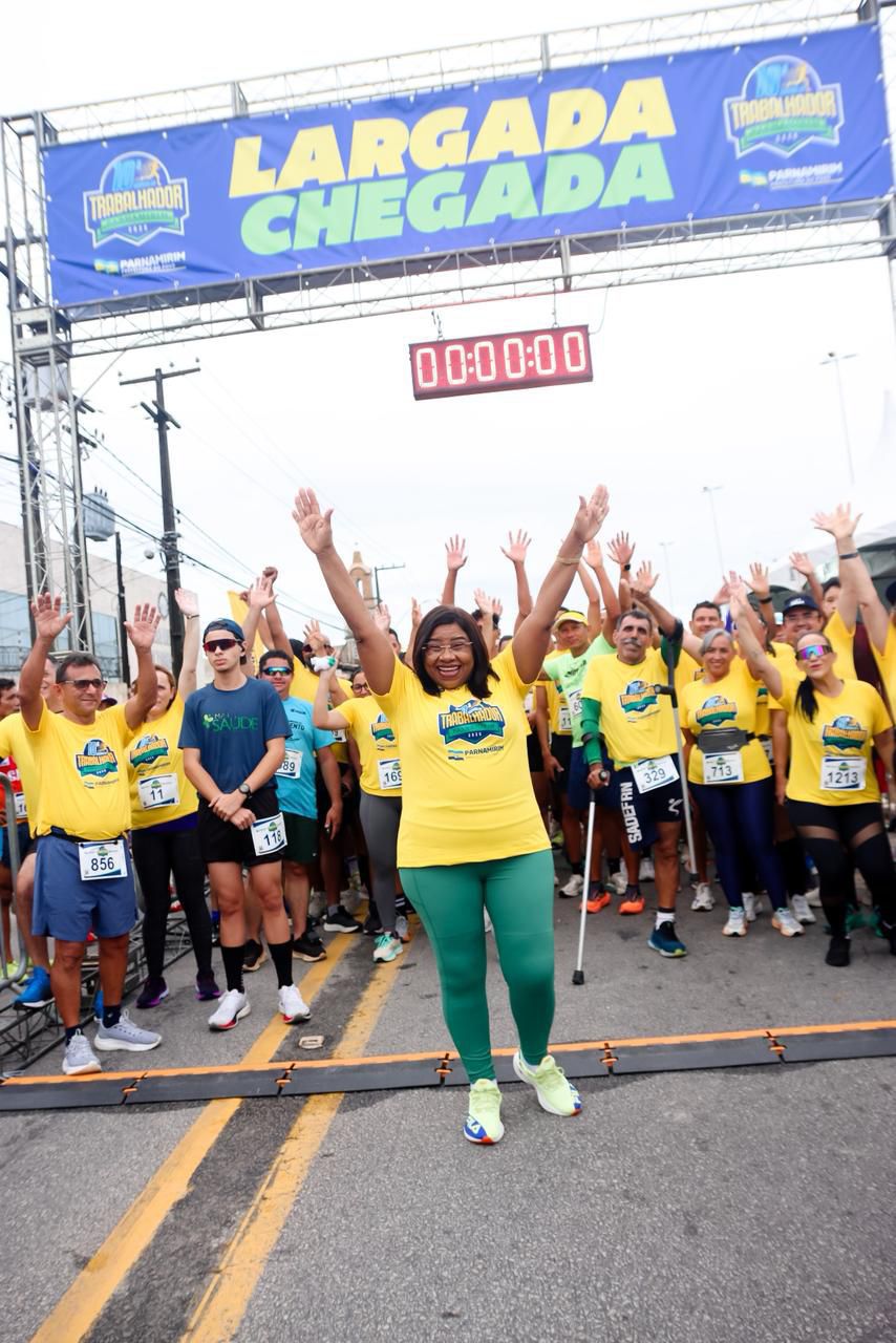 10ª Corrida do Trabalhador reúne 3 mil atletas, arrecada 3 toneladas de alimentos e reforça compromisso na gestão Nilda