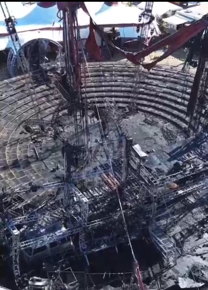 Veja o que sobrou do Circo do Tirú