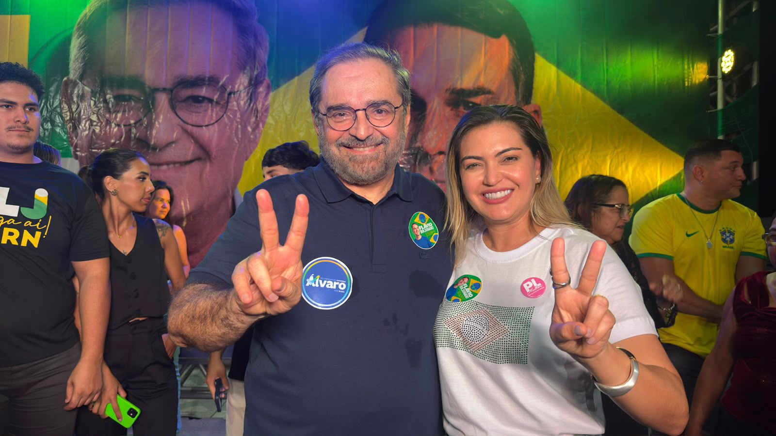 Prefeita Jussara reúne multidão em Extremoz e consolida apoio a Álvaro Dias e Babá