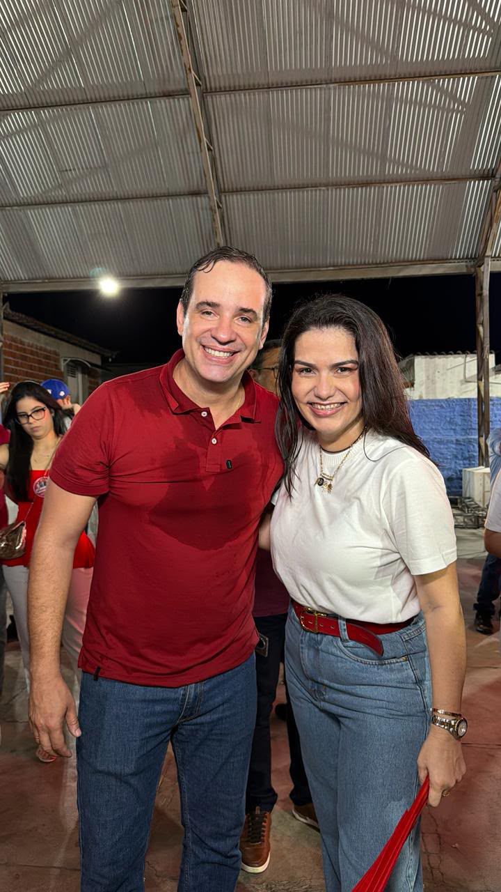 Cadu de Lula recebe apoio da prefeita de Santa Cruz e lota evento com multidão no coração do Trairi