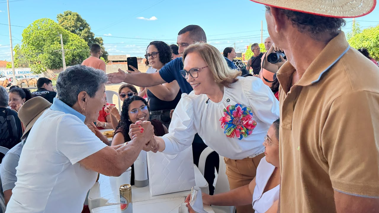 Zenaide participa de tradicional almoço de São João Batista e reforça parceria com Assú