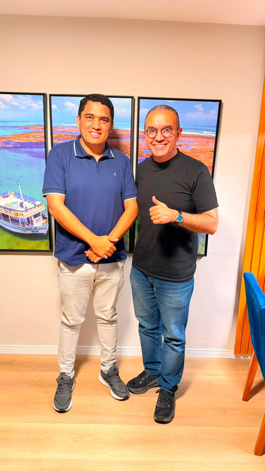 Kelps Lima amplia base no Agreste com apoio do vereador Gilliard Faustino, de Nova Cruz