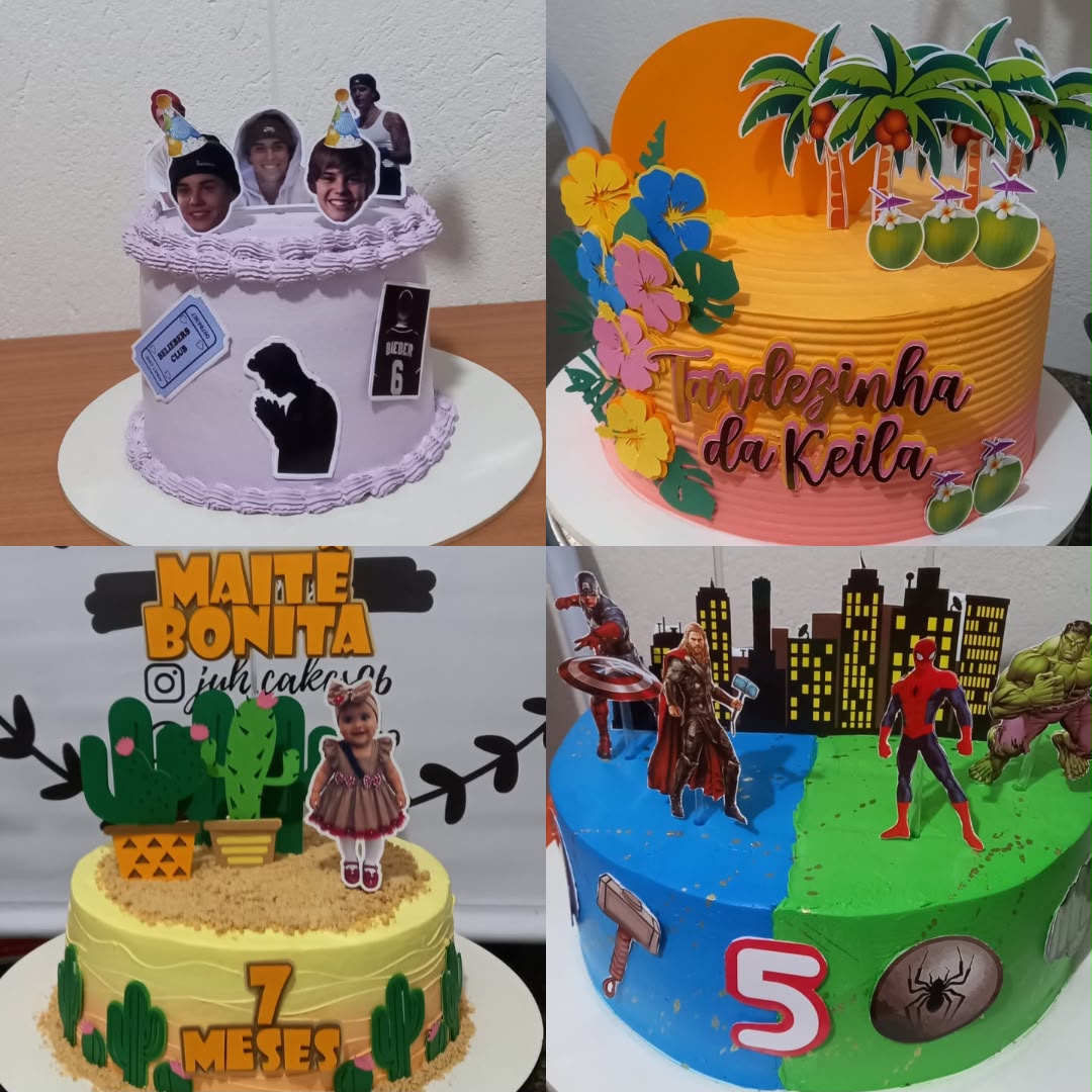Vai comemorar? Conheça os bolos e doces personalizados da Juh Cakes
