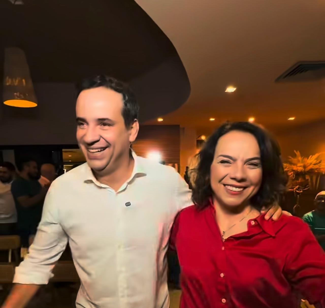 Cadu anuncia Larissa vice em Mossoró