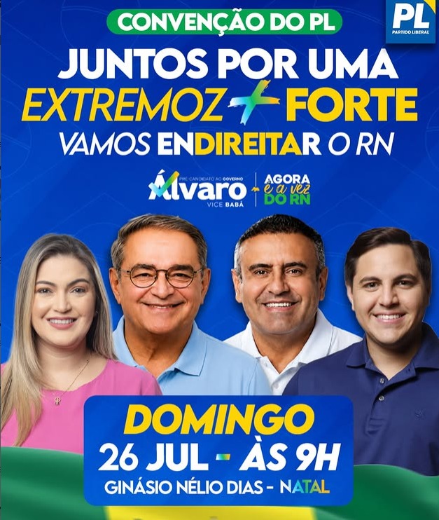Secretário de Esportes de Extremoz, Pablo Sales convoca população para convenção do PL