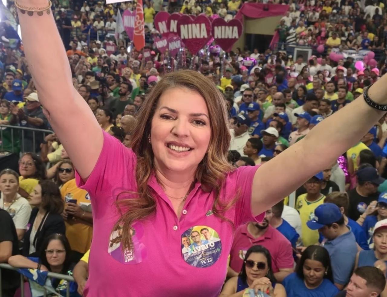 Nina Souza agora é candidata a Deputada Federal