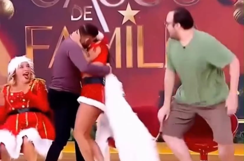 Personal trainer beija esposa de amigo ao vivo na frente dele, e programa termina em confusão