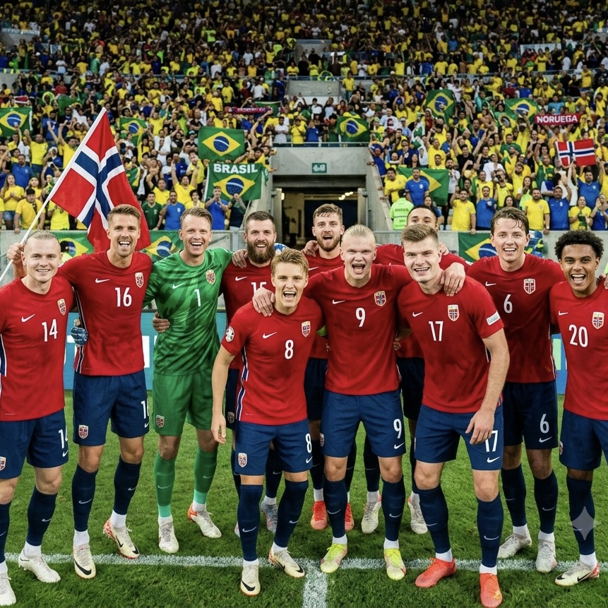 Noruega 1 x 0 Brasil