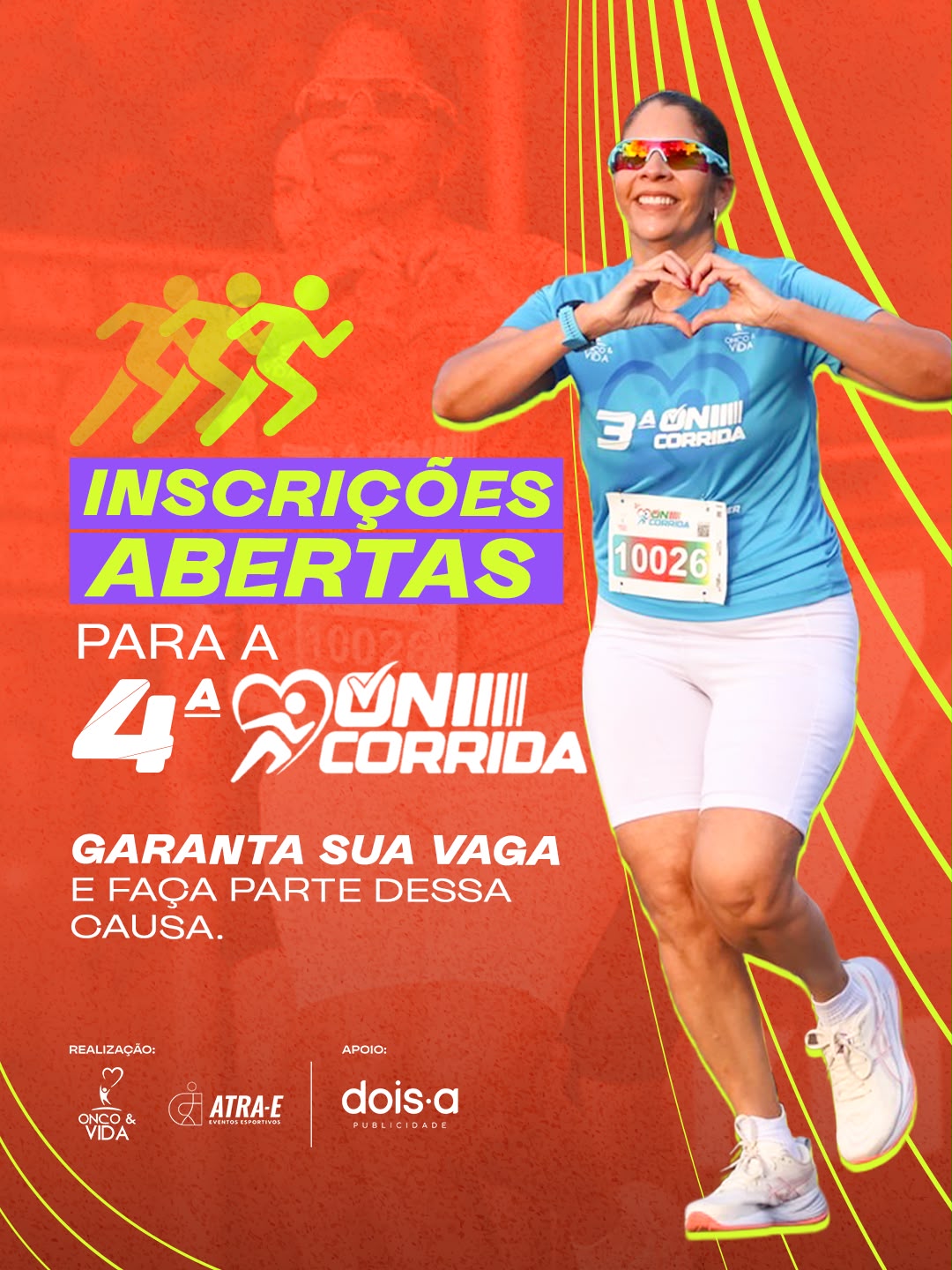 Foi dada a largada para as inscrições da IV ONcorrida!