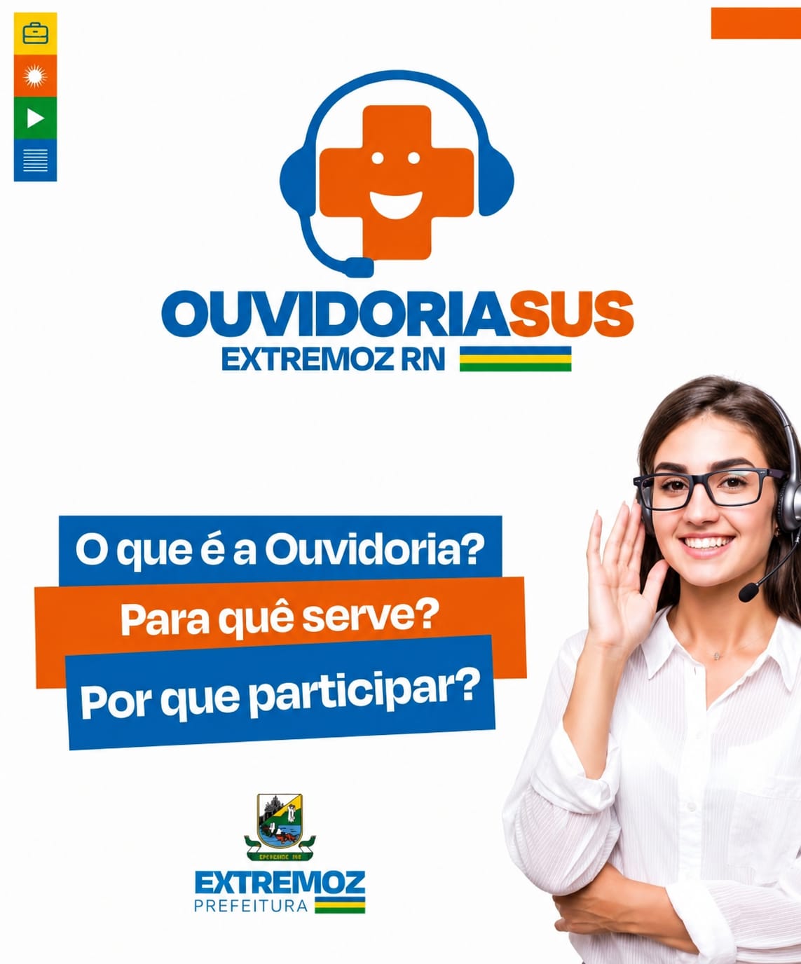 Prefeitura de Extremoz lança Ouvidoria SUS para fortalecer atendimento e participação da população na saúde