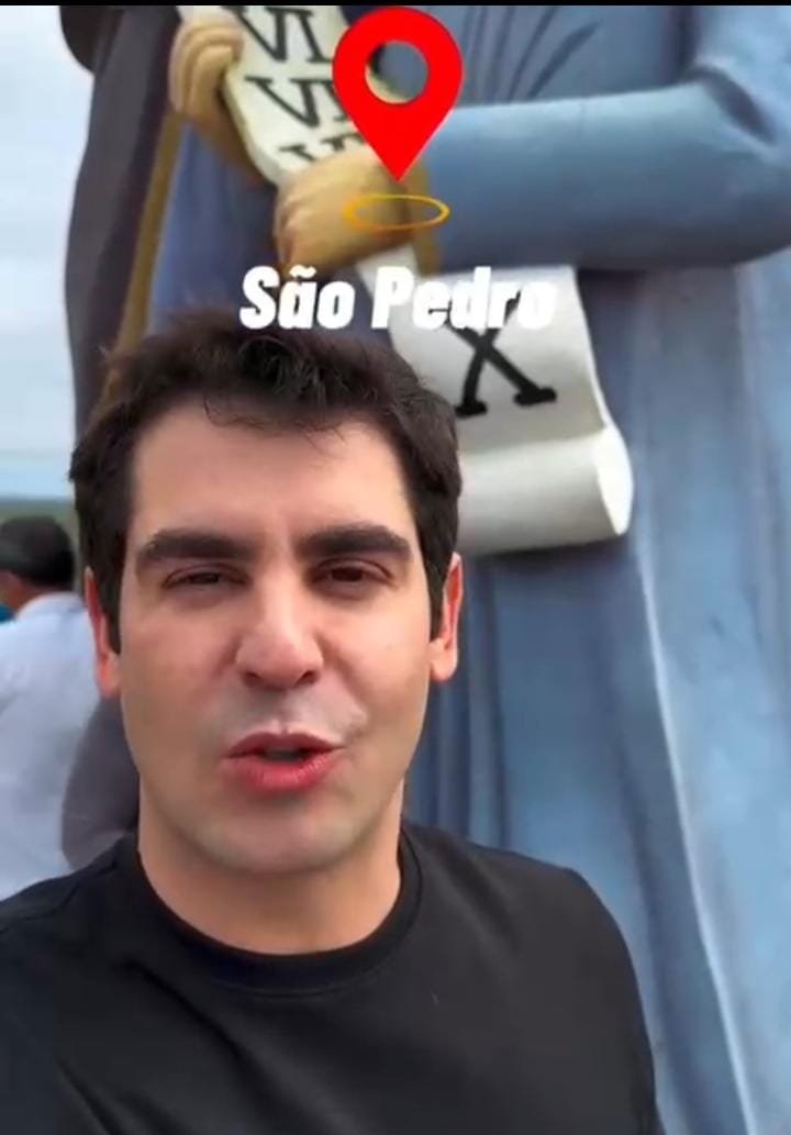 Robson Carvalho visita Monte de Sant’Ana e destaca potencial do turismo religioso em São Pedro