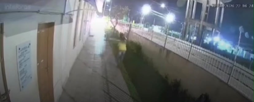 Homem é flagrado furt@nd0 botijão de gás de igreja católica no RN