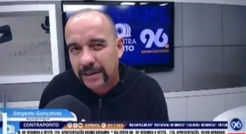 Em entrevista à 96 FM, Sargento Gonçalves admite prática de compra de votos e normaliza corrupção eleitoral