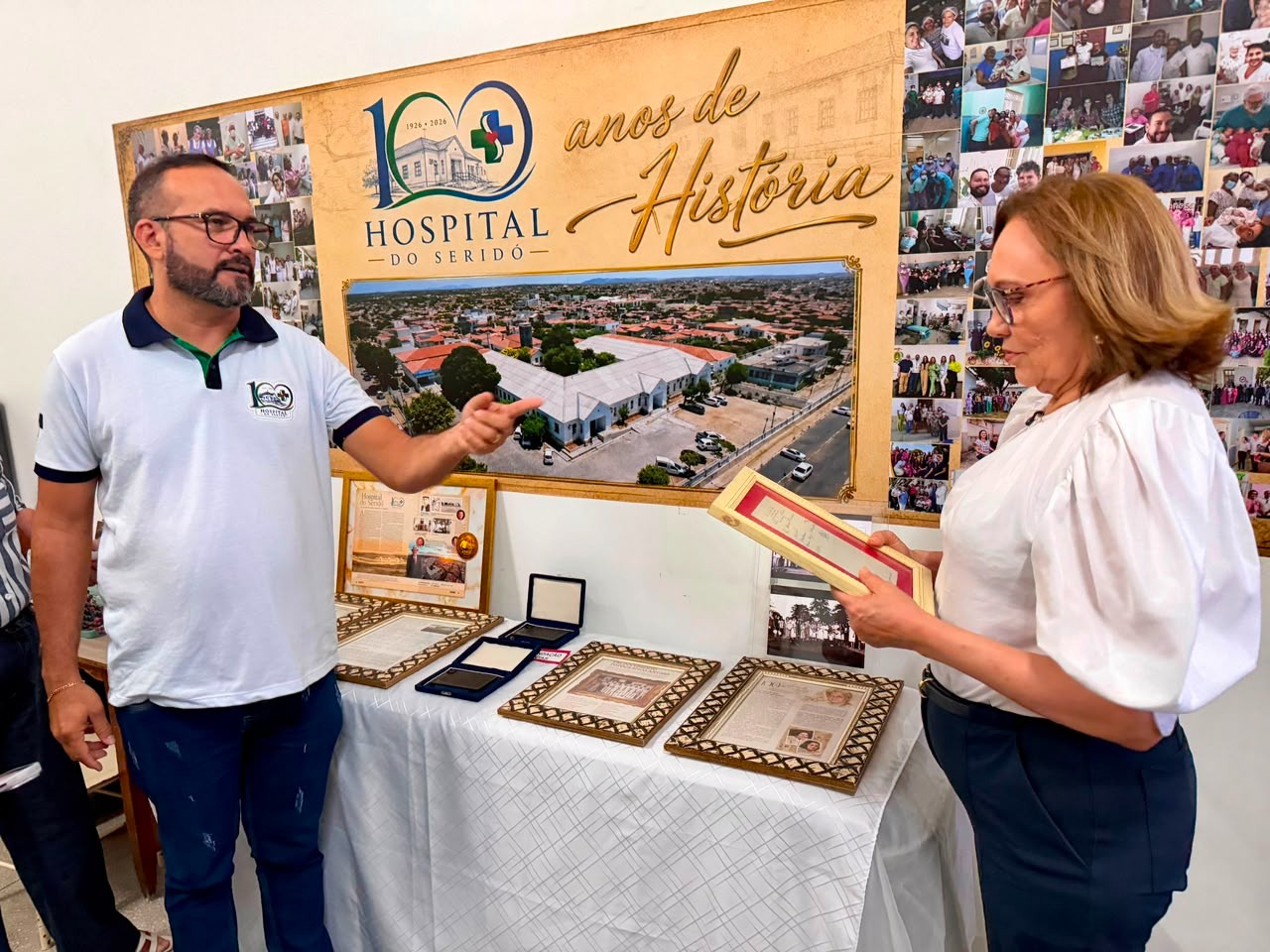 Zenaide participa dos 100 anos do Hospital do Seridó, referência que ela ajudou a fortalecer