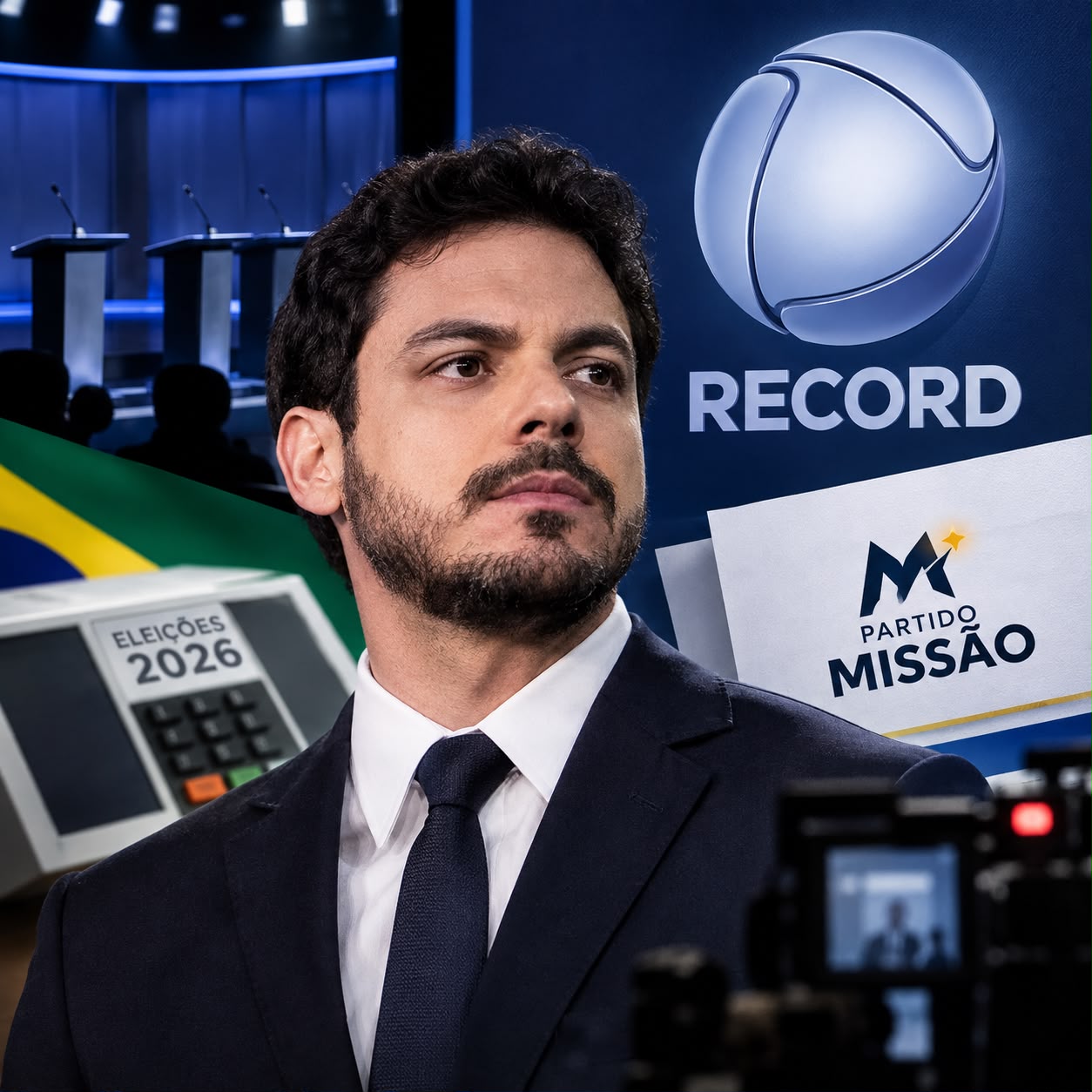 Partido Missão acusa Record de “boicote político” após exclusão de Renan Santos de debates