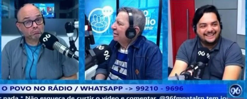 Ouvinte provoca e pergunta se Luiz Almir já fez banho de assento