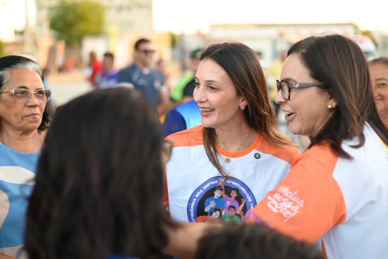 Em Jardim do Seridó, Cristiane Dantas participa de caminhada da APAE e cumpre agenda no interior do Estado