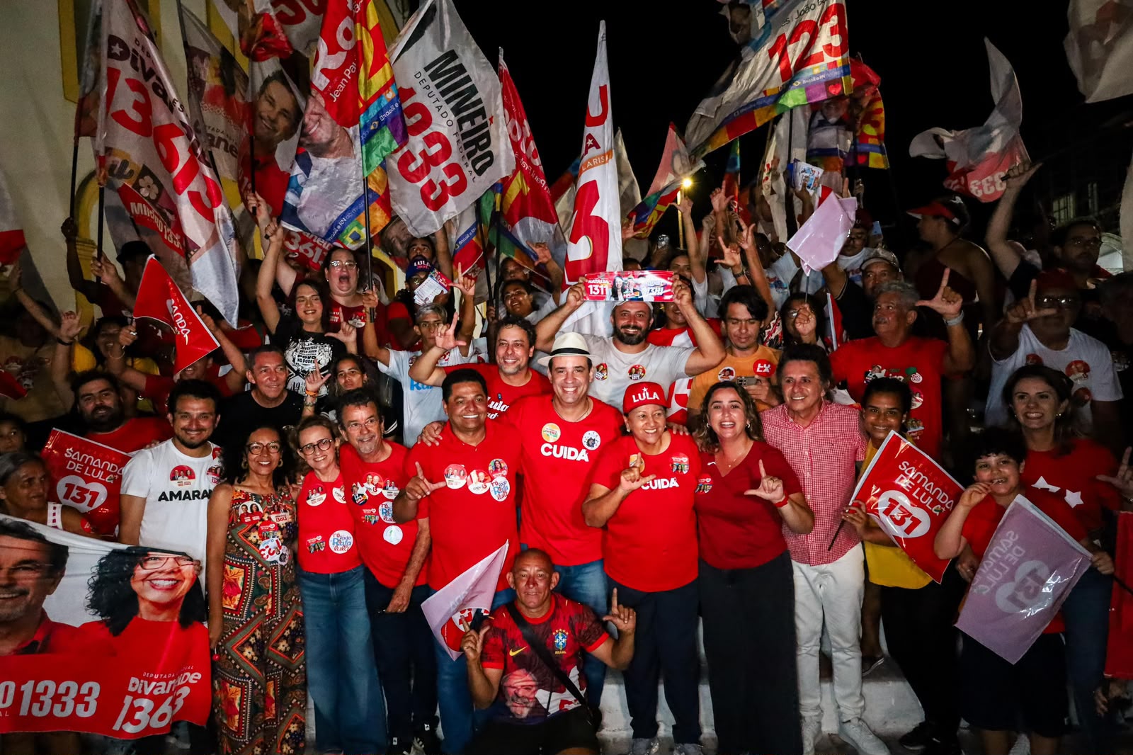 Cadu de Lula arrasta militância pelas ruas de São Gonçalo do Amarante