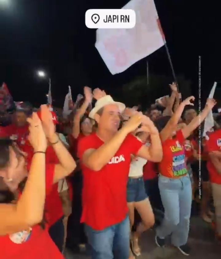 UMA VERDADEIRA FESTA NAS RUAS DE JAPI PARA RECEBER CADU DE LULA