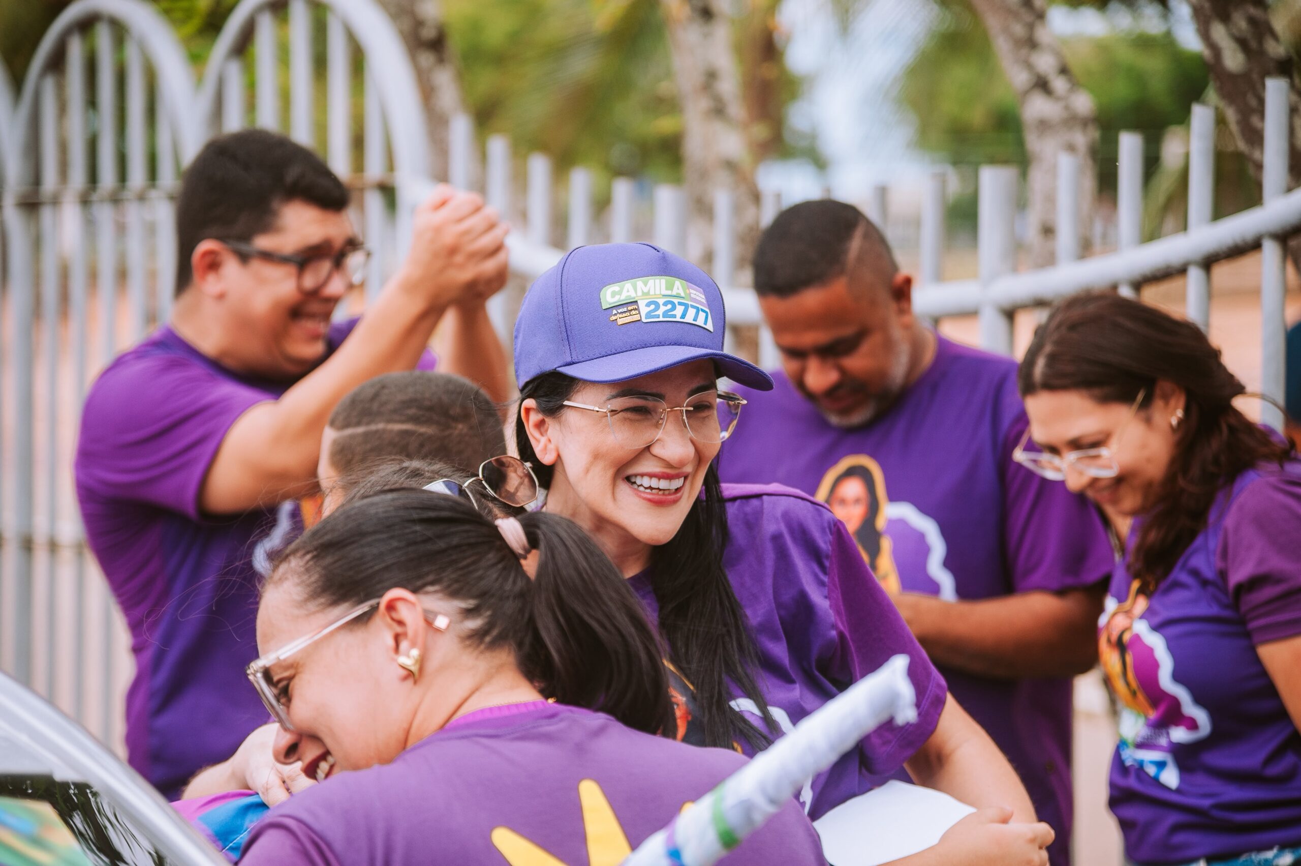 Camila mostra força com grande carreata pela Zona Norte de Natal